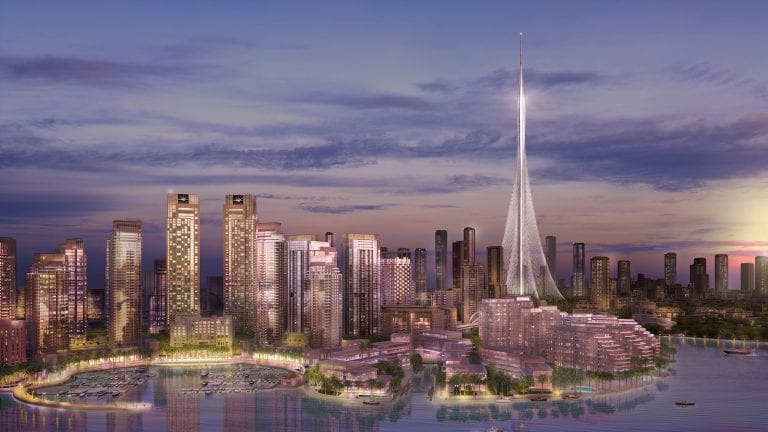 برج نظاره دبی از جاذبه های توریستی شهر دبی